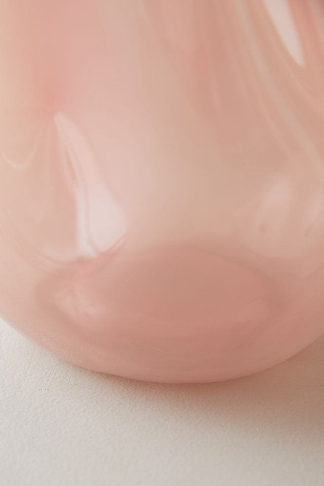 Dimpled Cylinder Vase, Rose #7