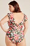 Anthropologie Ruffled Plus One-Piece Swimsuit #2