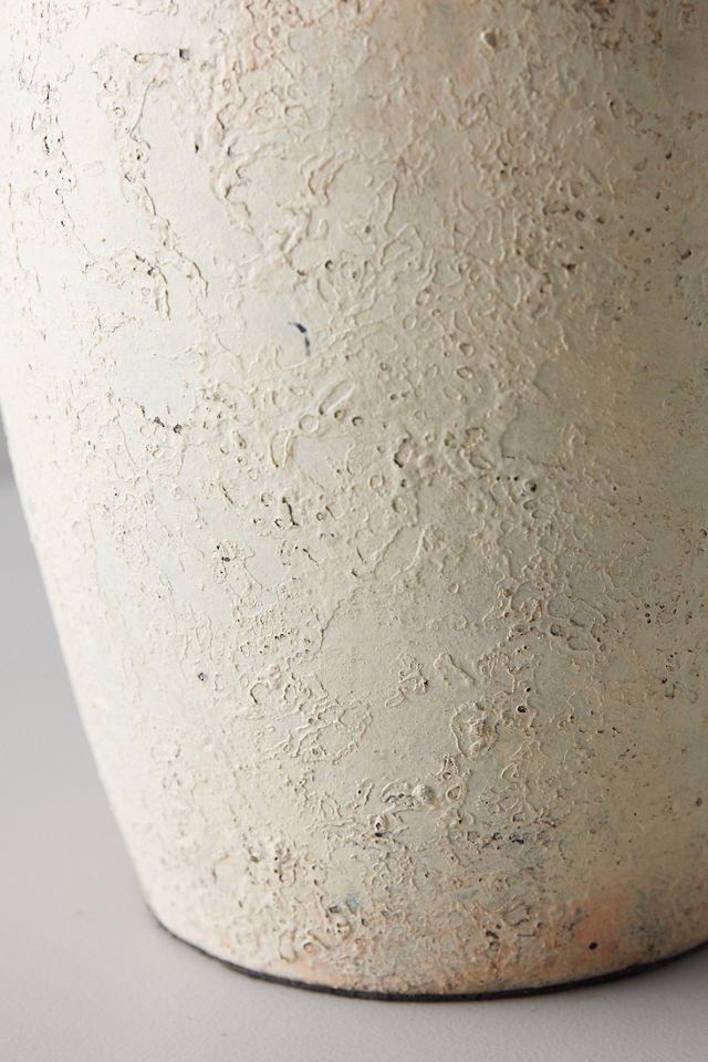 Aged Ceramic Vase, Peach #3