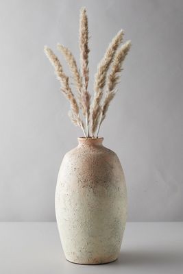 Aged Ceramic Vase, Peach