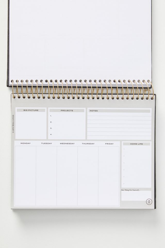 Wit & Delight Stay On Track Spiral Deskpad #1