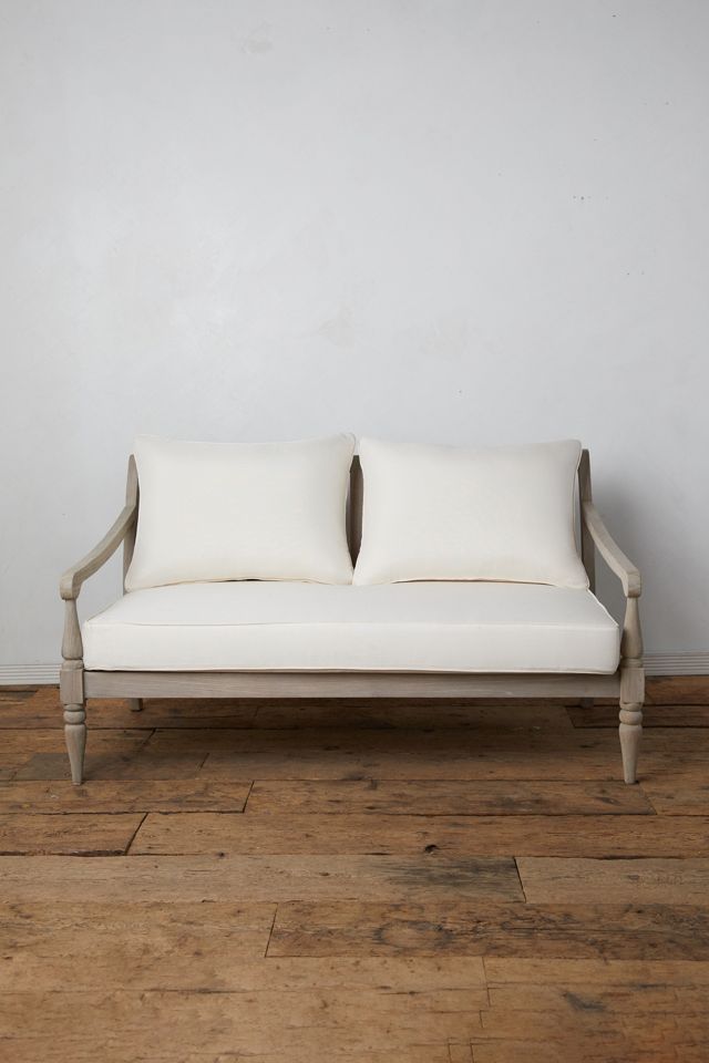 Shoreham Teak Two Seat Sofa #1