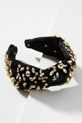 Anthropologie  Lele Sadoughi  Velvet Oversized Embellished Bow Lele Sadoughi Embellished Velvet Bow Barrette | Anthropologie main image 3
