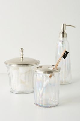Lustrous Glass Bath Collection