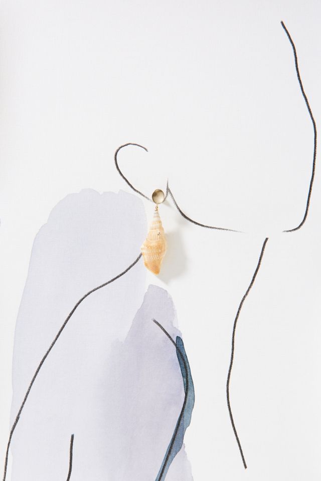 Artemis Shell Drop Earrings #2