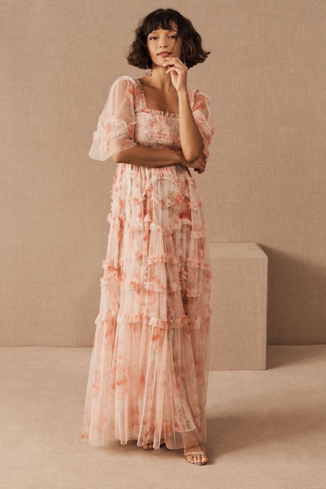 Needle & Thread Ruby Bloom Gown | Anthropologie