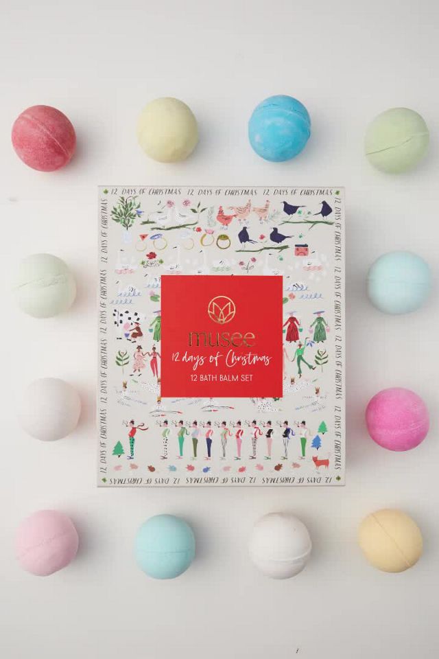 Musee 12 Days of Christmas Bath Bomb Gift Set | Anthropologie