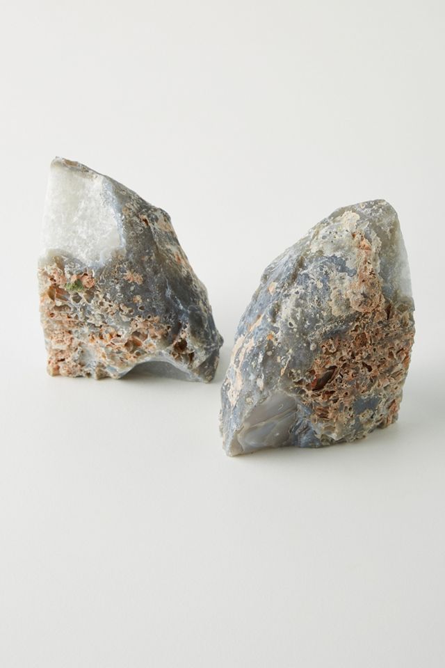 Agate Crystal Bookends #2
