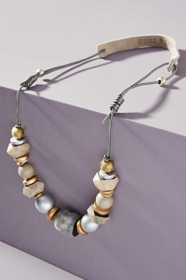 Twine & store Twig Classic Beaded Necklace