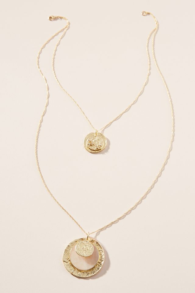 Anthropologie coin store necklace