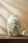 Green Chinoiserie Jar Vase #1