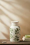 Green Chinoiserie Column Vase #2