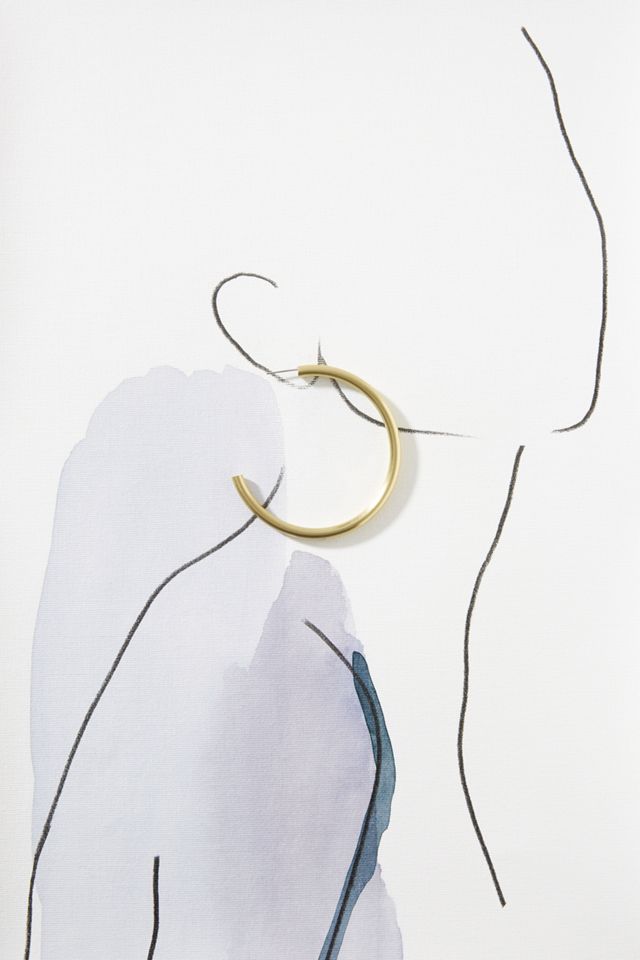 Sibilia Tube Hoop Earrings #2