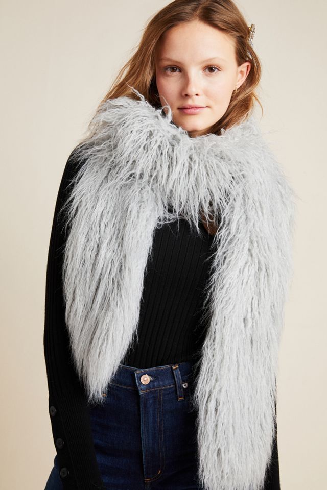 Free People Bianca Faux Fur Boa Scarf