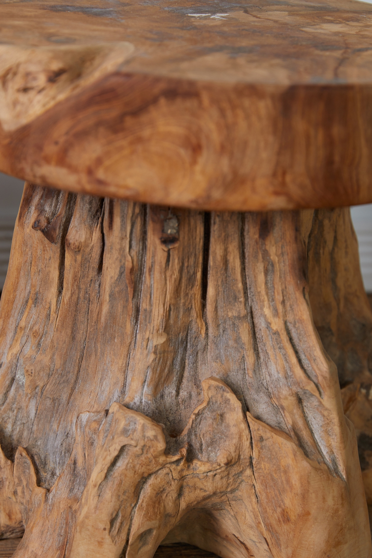 Teak Root Side Table