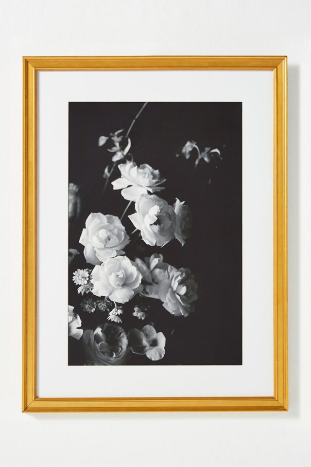 Black and White Floral Wall Art #1