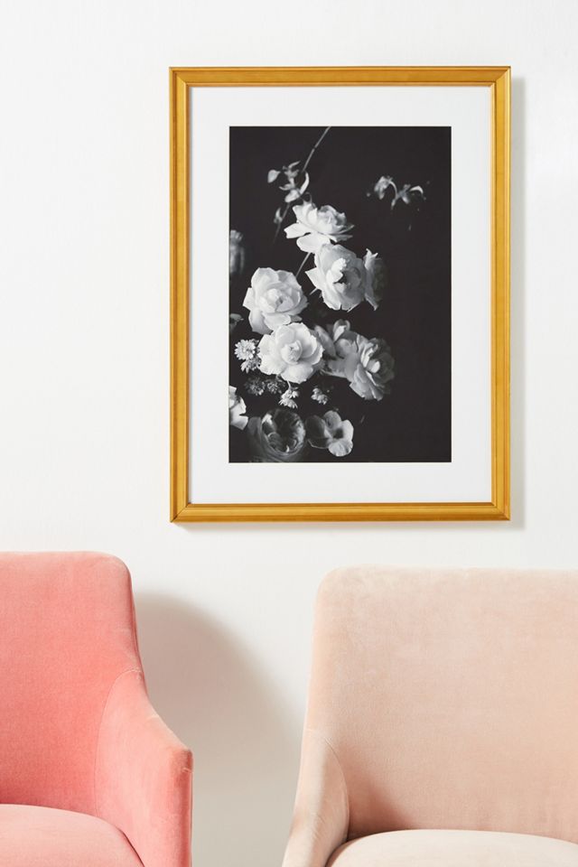 Black and White Floral Wall Art
