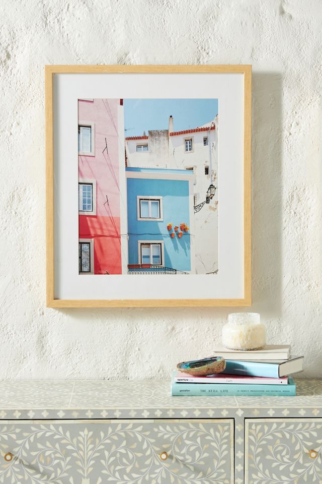 Lisbon Pink and Blue Wall Art AnthroLiving