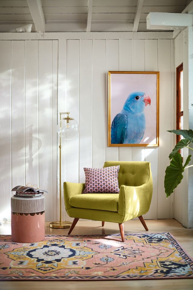 Blue Parrot Wall Art #3