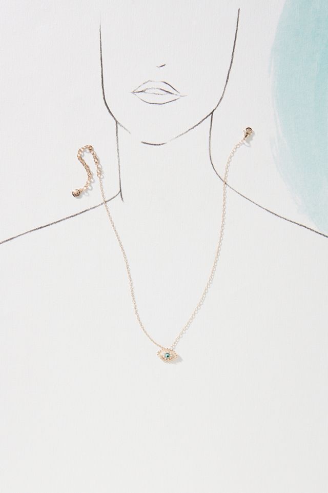 BaubleBar Spirit Eye Pearl Necklace #2
