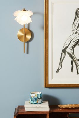 Blossom Glass Flower Sconce Wall Light