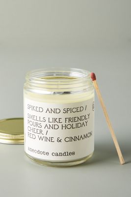 Anecdote Winter Comfort Glass Candle