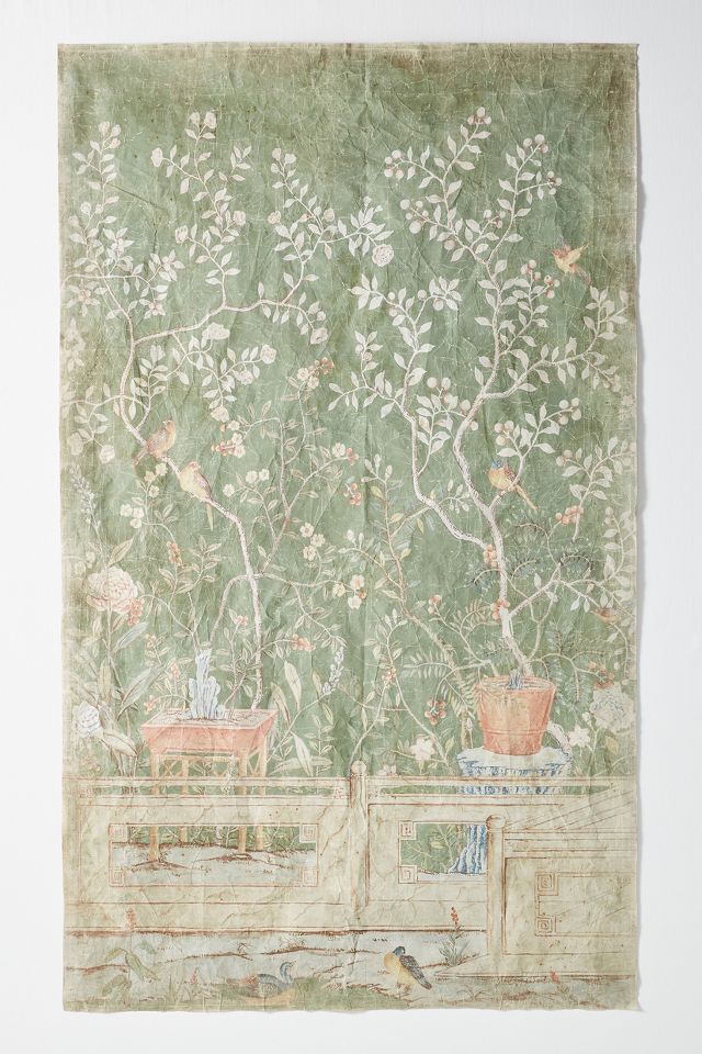 Birds and Potted Tree Tapestry AnthroLiving