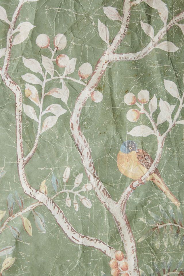 Birds and Potted Tree Tapestry #2
