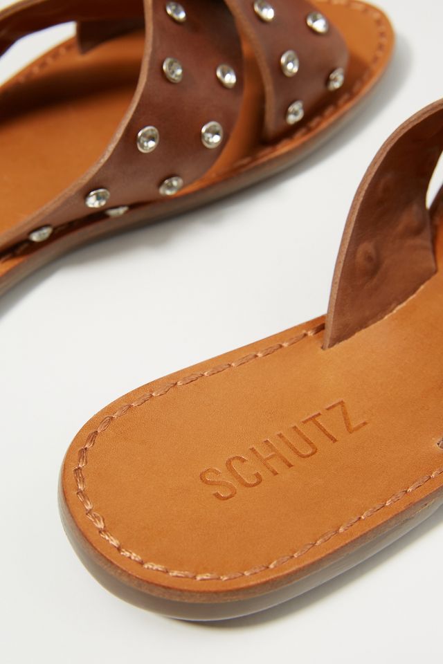 Schutz gem best sale studded sandals