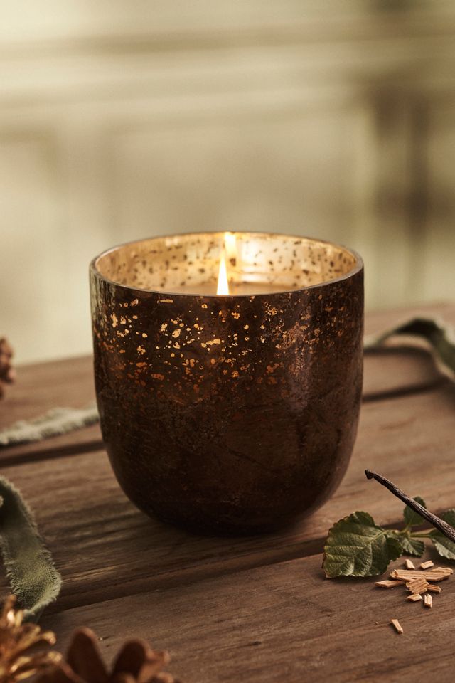 Illume Mercury Glass Candle, Woodfire #1