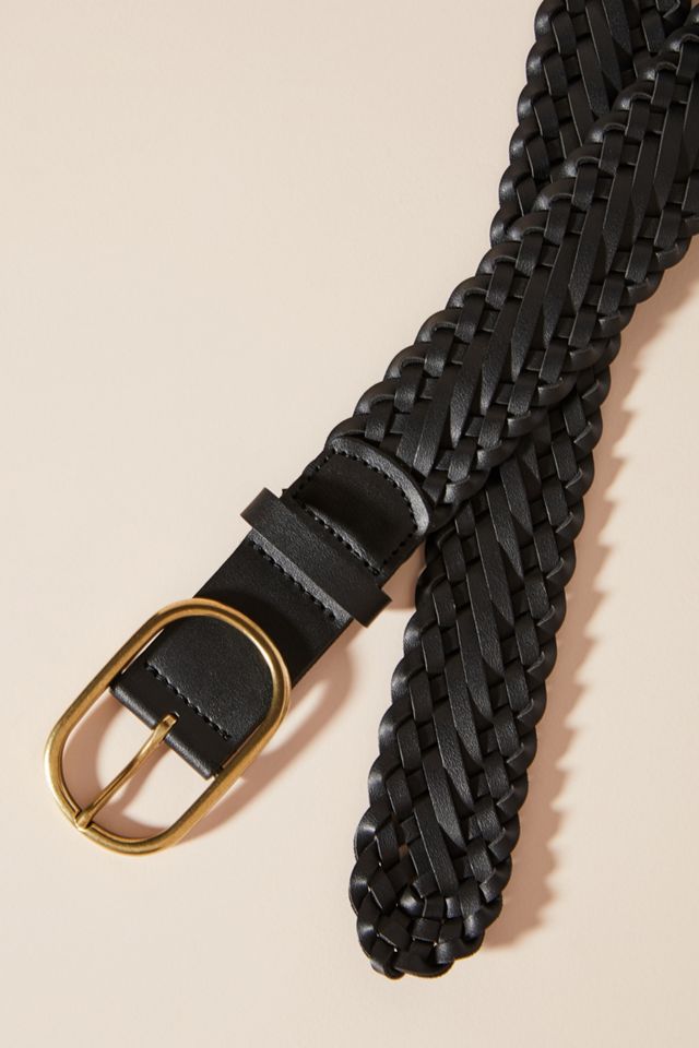 Braided Leather Belt | Anthropologie display picture 1