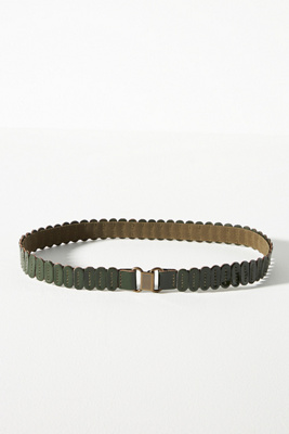 Anthropologie The Tabitha Stretch Belt In Green