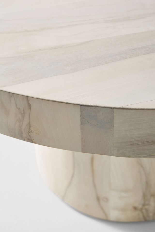 Swirled Drum Round 54" Reclaimed Wood Dining Table #3