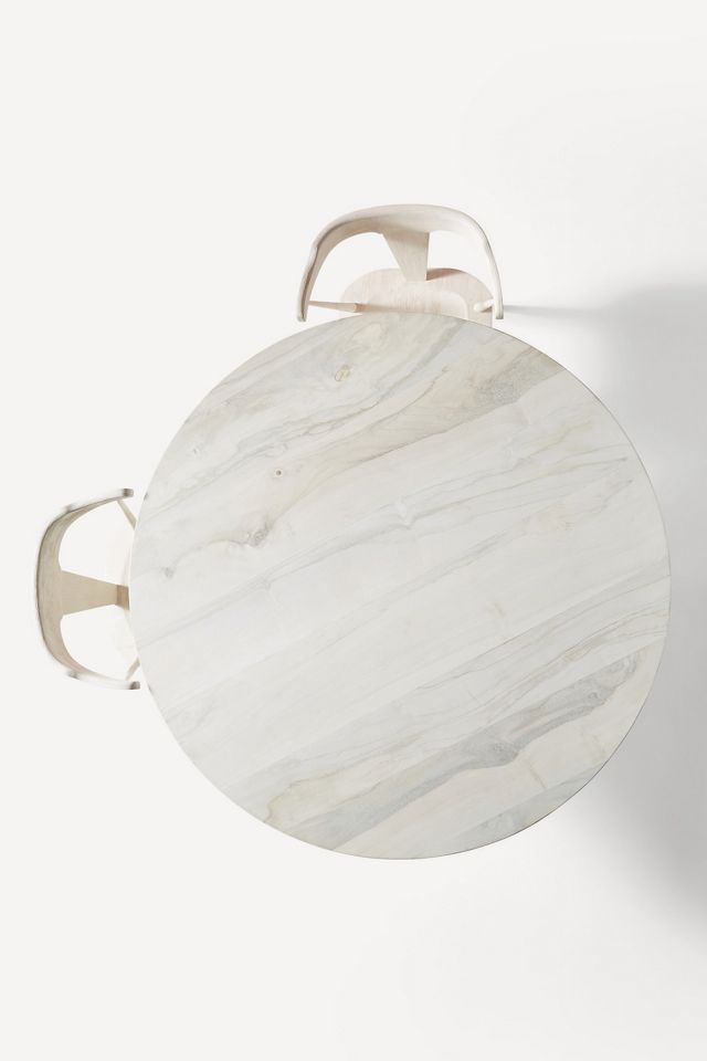 Swirled Drum Round 54" Reclaimed Wood Dining Table #4