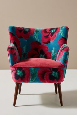 Velvet Tanya Petite Accent Chair