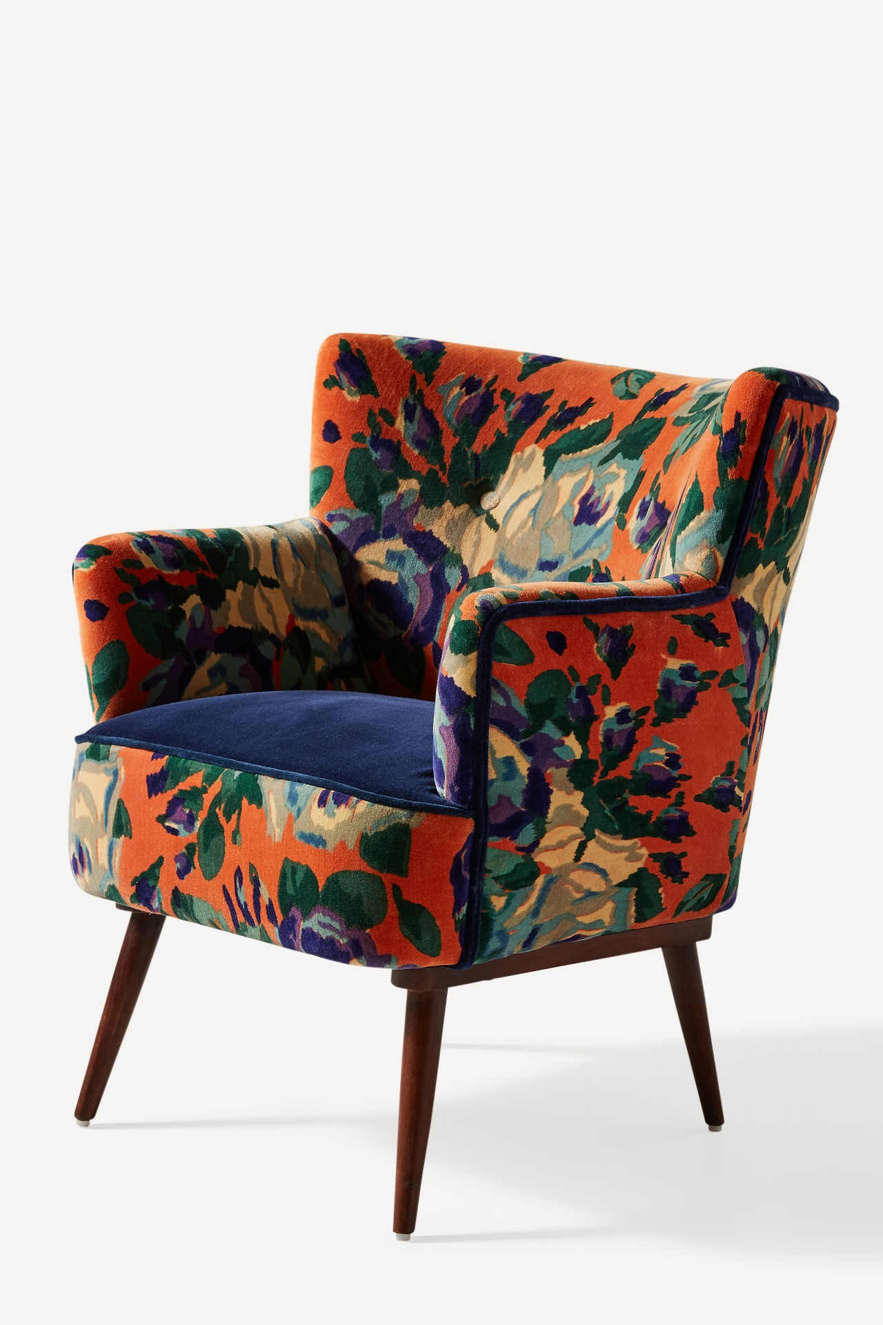 Velvet Tanya Petite Accent Chair