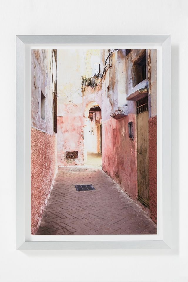 Red Moroccan Street 2 Wall Art #1