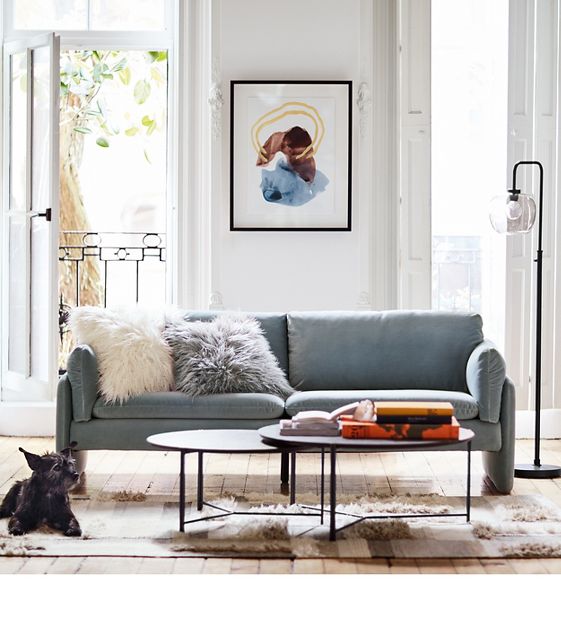 Mina Two-Cushion Sofa by Anthropologie