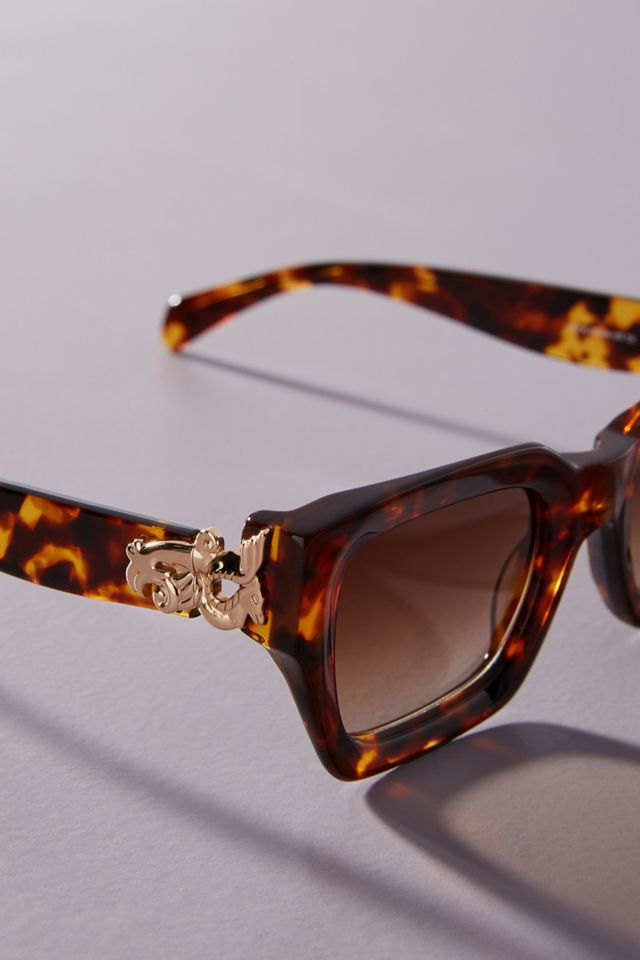 Amber Sceats Sofia Square Sunglasses | Anthropologie display picture 3