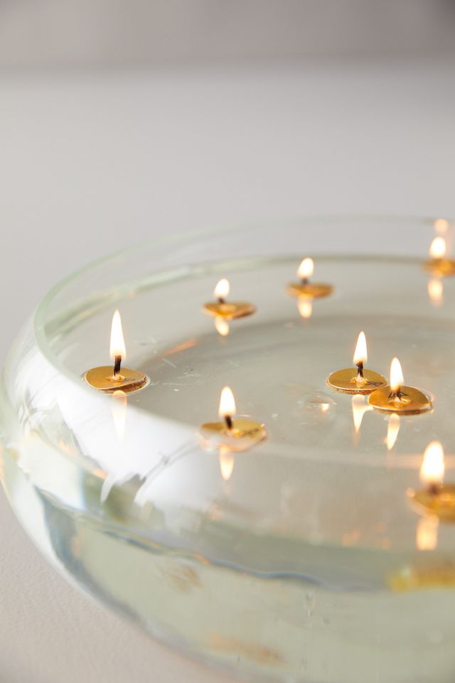 Floating Cotton Wicks, Set of 144 | AnthroHome