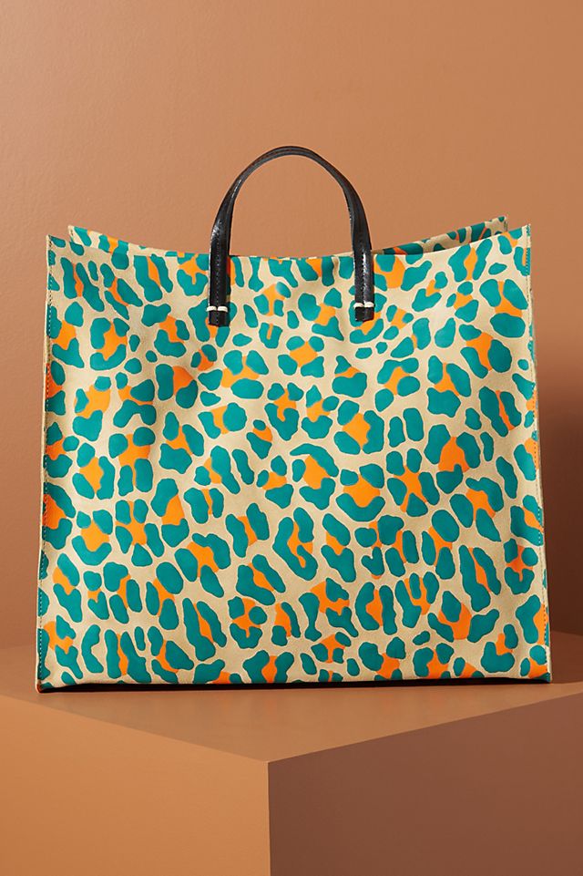 Clare V. Simple Cheetah Tote Bag