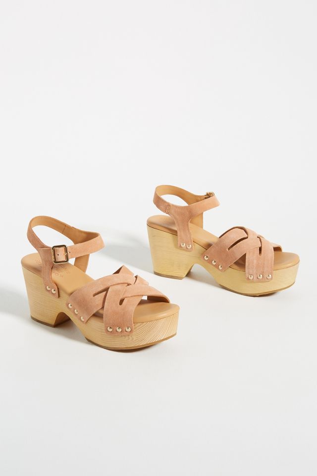 Kork Ease Woven Clog Sandals Anthropologie