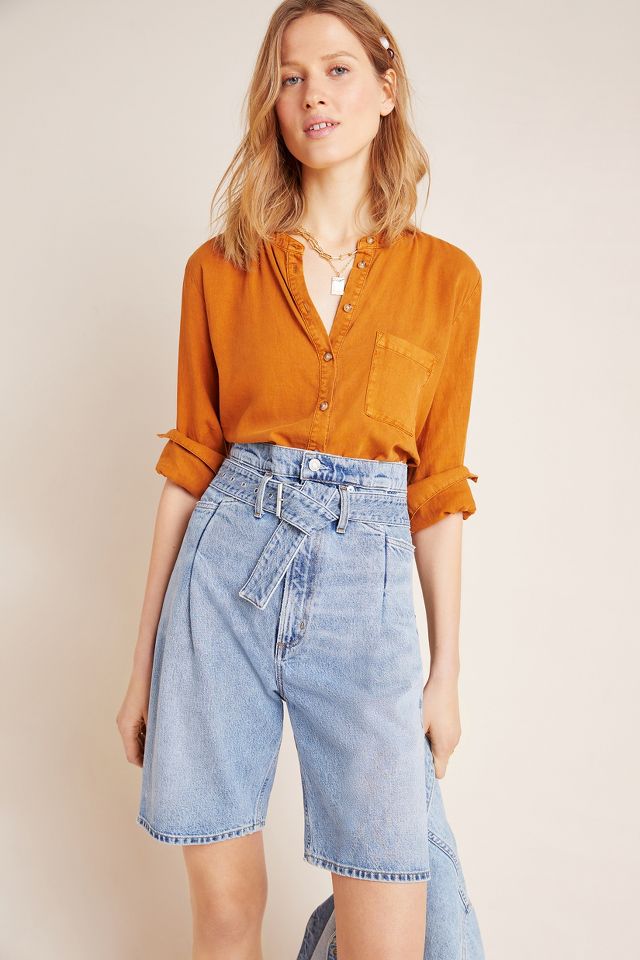 AGOLDE Retro Ultra High-Rise Denim Shorts #1