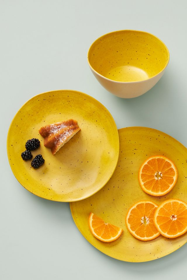 Izzie Bamboo Melamine Side Plates, Set of 4 #2