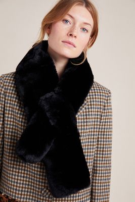 Tabitha Faux Fur Scarf | Anthropologie