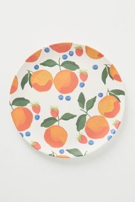 Market Bamboo Melamine Dinner Plate