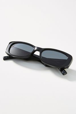 Le Specs Unreal Rectangular Sunglasses | Anthropologie
