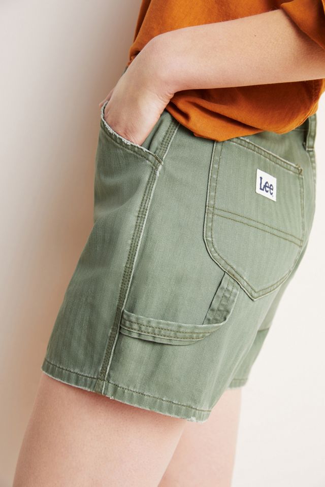 Lee Ultra High-Rise Herringbone Carpenter Shorts #2