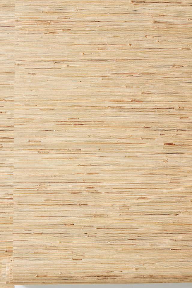 Bataan Wheat Grasscloth Textured Wallpaper #1