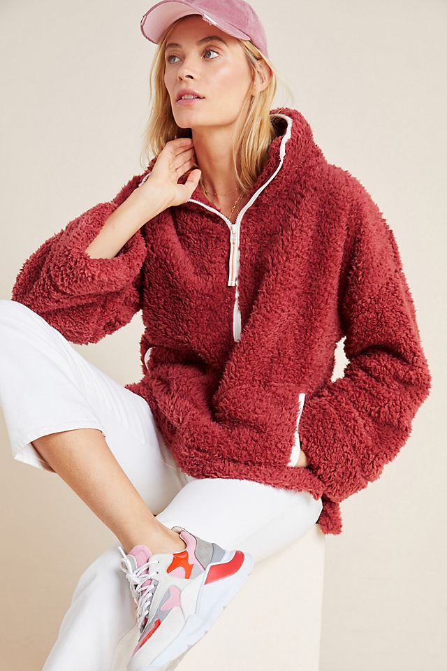 Annette Sherpa Pullover | Anthropologie